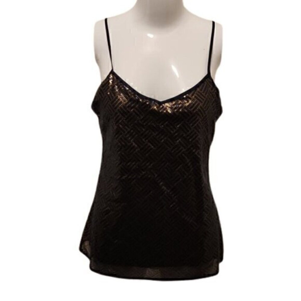 [Banana Republic] Navy and Gold Sequin Camisole - Size S